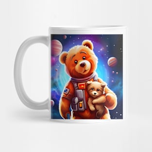 Teddy in a Space Mug
